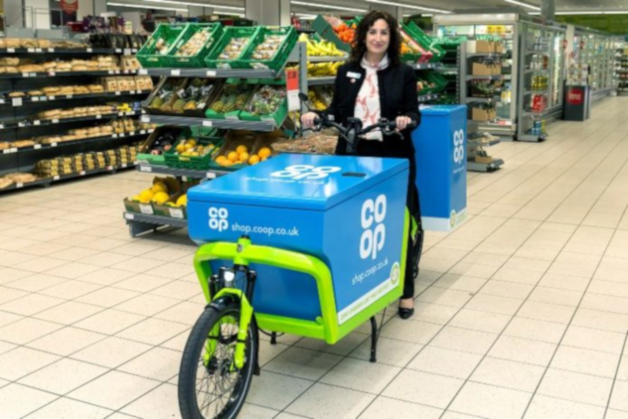 The Co-op launches online delivery with electric bikes